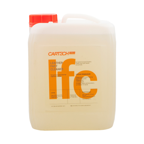 Кондиционер для эффективной чистки кожи Leather Cleaner CarTech Pro, 5л, миниатюра 