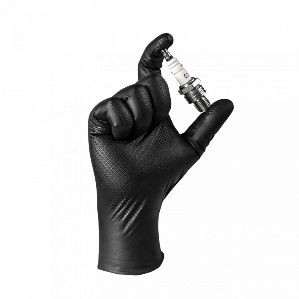 Черные нитриловые перчатки JSN JetaPRO, картинка 2