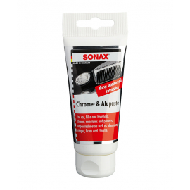CHROM & ALUPASTE Паста для хрома и алюминия SONAX, 75мл, миниатюра 