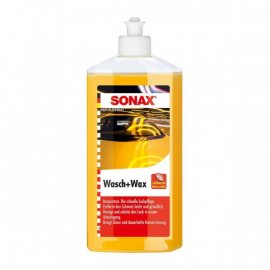 WASH & WAX Шампунь для ручной мойки с воском SONAX, миниатюра 1