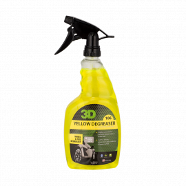 Yellow Degreaser Удалитель тормозной пыли и жирных пятен с покрышек 3D, 710мл, миниатюра 