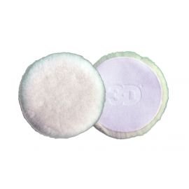 White Premium Lamb Wool pad Полировальный круг из шерсти ягненка 3D, миниатюра 1