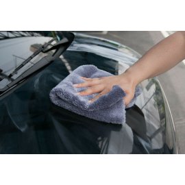 PLUSH BOTH SIDE BUFFING TOWEL Серая микрофибра для располировки PURESTAR, миниатюра 4