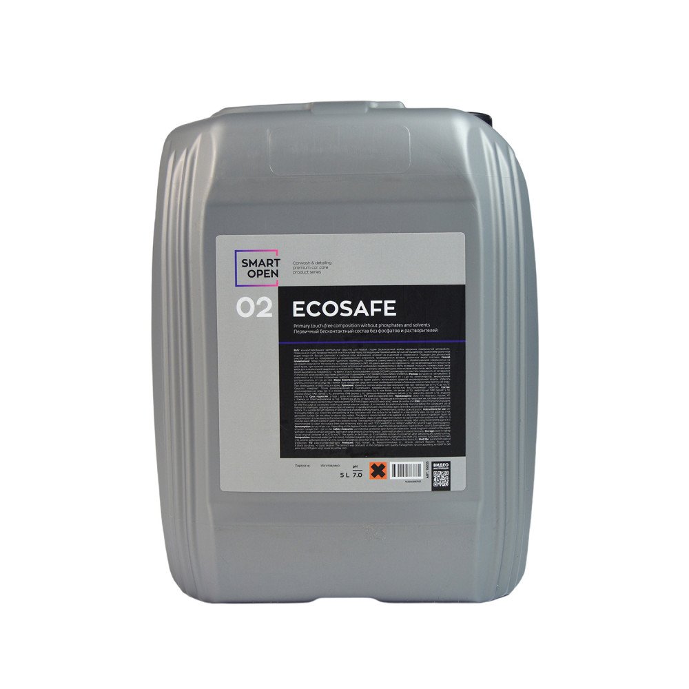 ECOSAFE Низкощелочной состав для бесконтактной мойки SMART OPEN, картинка 1