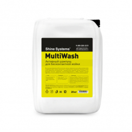 MultiWash Активный шампунь для бесконтактной мойки Shine Systems, 20кг, миниатюра MultiWash Активный шампунь для бесконтактной мойки Shine Systems, 20кг, миниатюра