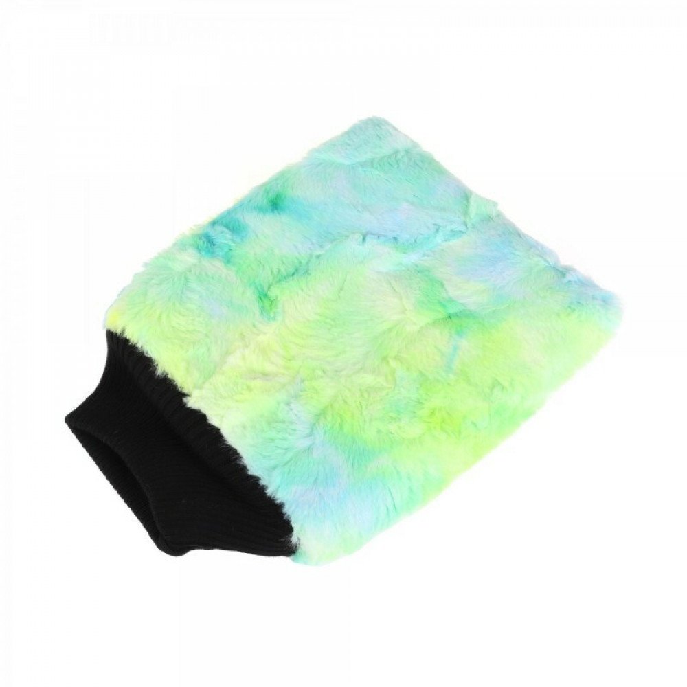 COLOR-POP WASH MITT Зеленая плюшевая рукавица для мойки автомобиля PURESTAR, картинка 1