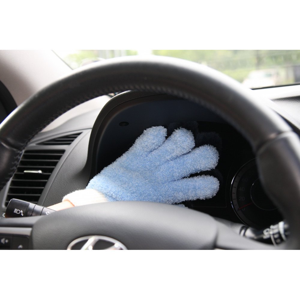 DUST INTERIOR GLOVE Пара бесшовных перчаток из особо мягкой микрофибры PURESTAR, картинка 2