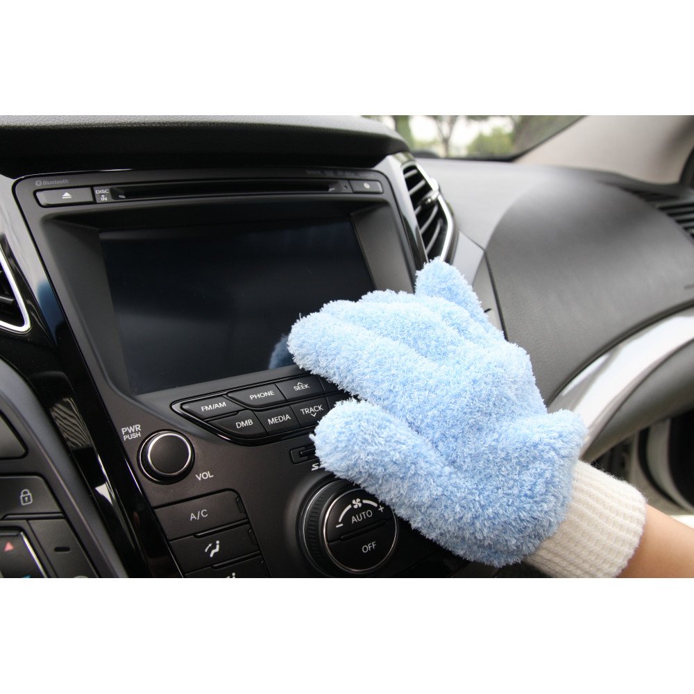 DUST INTERIOR GLOVE Пара бесшовных перчаток из особо мягкой микрофибры PURESTAR, картинка 3