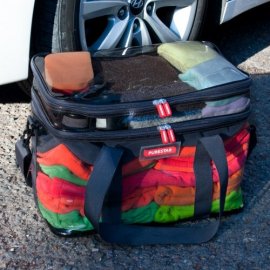 Towel Bag Black Черная сумка для автокосметики и микрофибры PURESTAR, миниатюра 3