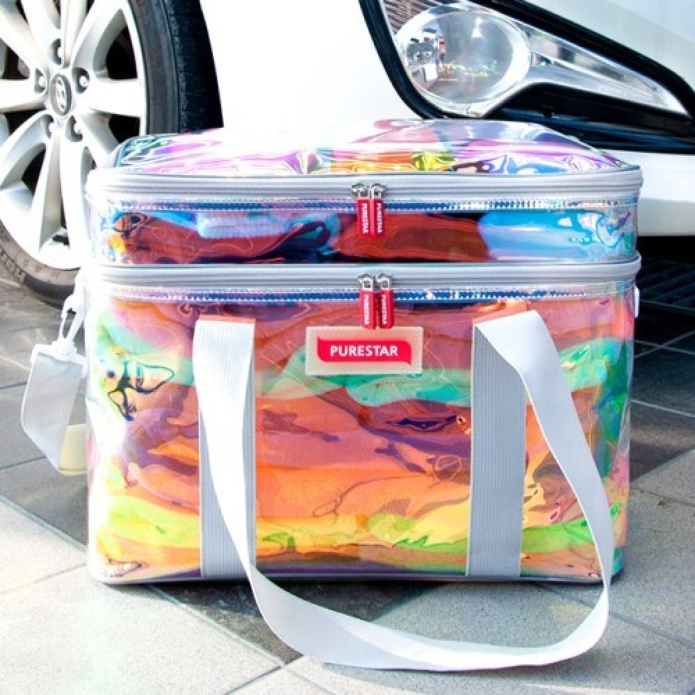 Towel Bag Neon Неоновая сумка для автокосметики и микрофибры PURESTAR, картинка 6