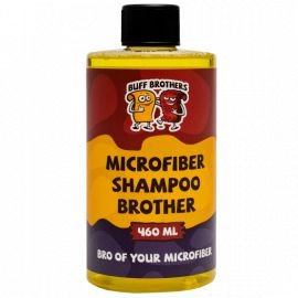 Microfiber Shampoo Brother Бережный шампунь для стирки микрофибр BUFF BROTHERS, 460мл, миниатюра Microfiber Shampoo Brother Бережный шампунь для стирки микрофибр BUFF BROTHERS, 460мл, миниатюра