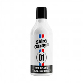 Jet Black Восстановитель цвета внешнего пластика Shiny Garage, 250мл, миниатюра 