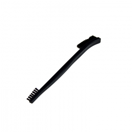 DOUBLE SIDE HARD MINI BRUSH BR16 Жесткая двухсторонняя щетка с черной щетиной LERATON, миниатюра 2