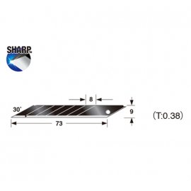 Razar Black Лезвия с покрытием для ножей DC390 TAJIMA, миниатюра 2 Razar Black Лезвия с покрытием для ножей DC390 TAJIMA, миниатюра 2