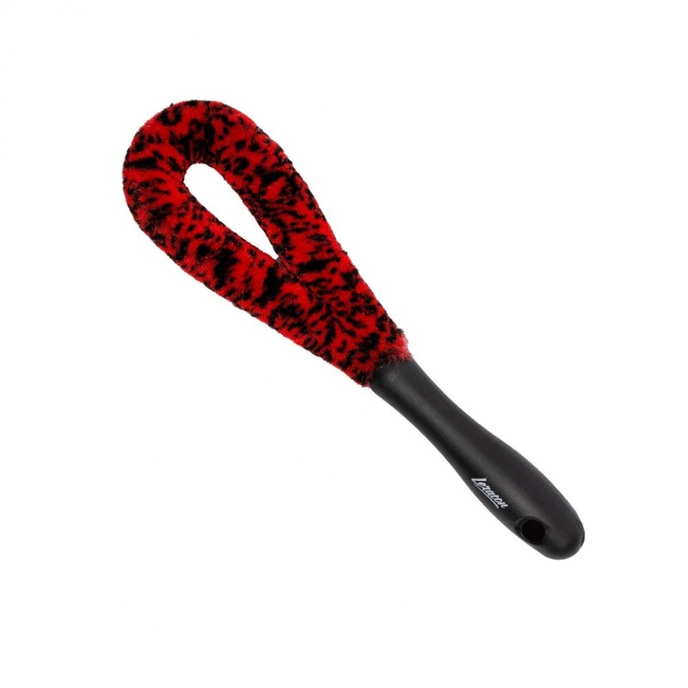 MICROFIBER WHEEL BRUSH ROUND MWB4 Круглый микрофибровый ершик для чистки дисков LERATON, картинка 1