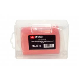 RED CLAY BAR Красная абразивная полировальная глина A302, миниатюра 2