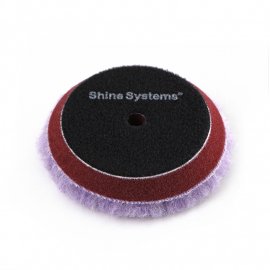 Lila Wool Pad Полировальный круг из лилового меха Shine Systems, миниатюра 2