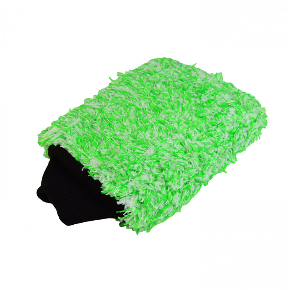 Микрофибровая варежка для мойки WASH MITT GREEN LERATON, картинка 2