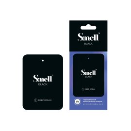 Deep Ocean Black Smell №1 Картонный ароматизатор Голубой Океан SMELL, миниатюра 1 Deep Ocean Black Smell №1 Картонный ароматизатор Голубой Океан SMELL, миниатюра 1
