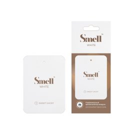 Sweet Ghost White Smell №1 Картонный ароматизатор Сладкий Призрак SMELL, миниатюра 1 Sweet Ghost White Smell №1 Картонный ароматизатор Сладкий Призрак SMELL, миниатюра 1