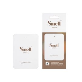 Fresh Kiss White Smell №3 Картонный ароматизатор Свежий поцелуй SMELL, миниатюра 1