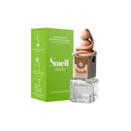Green Apple White Smell Стеклянный ароматизатор Зеленое яблоко SMELL, 5мл., миниатюра 