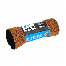 Standart Коричневая микрофибра для сушки поверхностей Dry Monster, миниатюра 1
