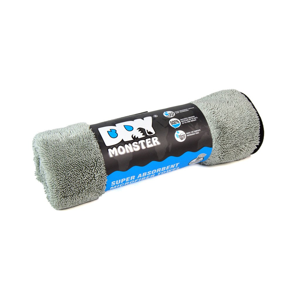 Standart Серая микрофибра для сушки поверхностей Dry Monster, картинка 1