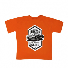 Premium Ranchero The one who cares Футболка оранжевая оверсайз LERATON WEAR, миниатюра 1