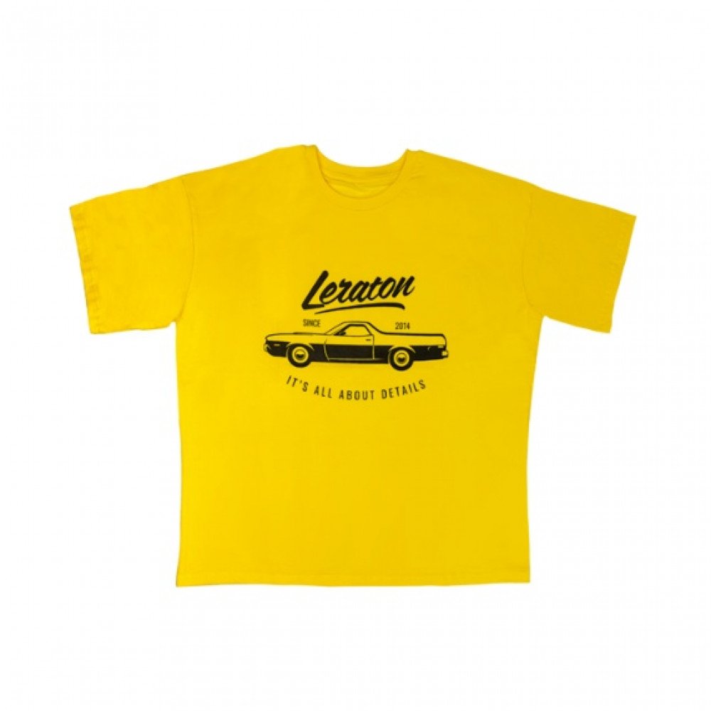 Premium Ranchero It's all about details Футболка желтая оверсайз LERATON WEAR, картинка 1