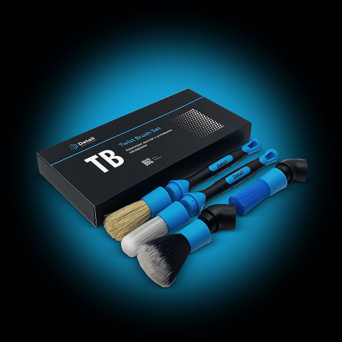 Brush Kit Комплект кистей с угловыми насадками Detail, Упаковка 4шт., миниатюра 