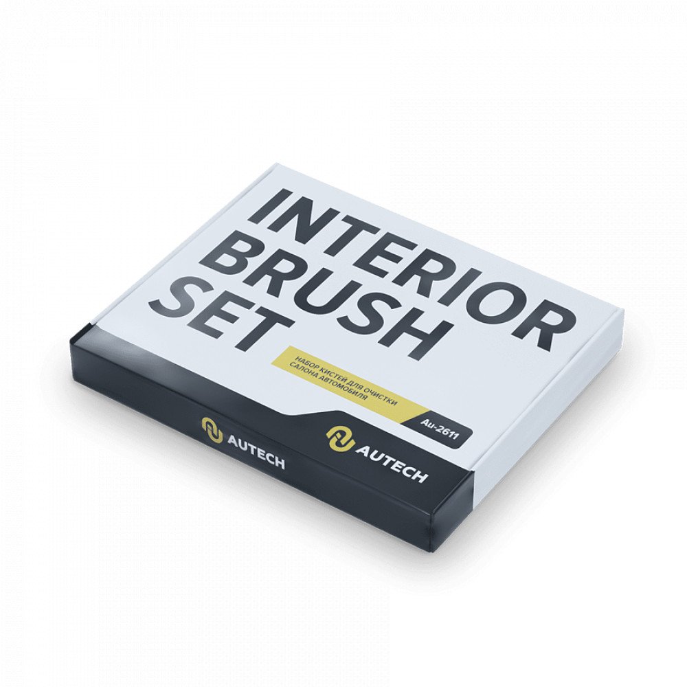 Interior Brush Set Набор кистей для ухода за автомобилем AuTech, картинка 3