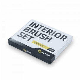 Interior Brush Set Набор кистей для ухода за автомобилем AuTech, миниатюра 3