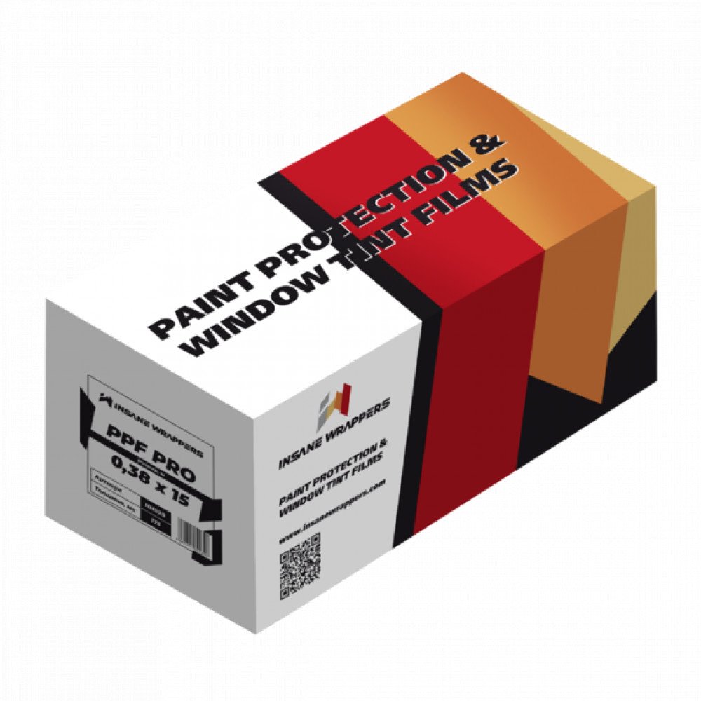 Плёнка PPF Pro 0,38x15м, 175мк INSANE WRAPPERS, картинка 1