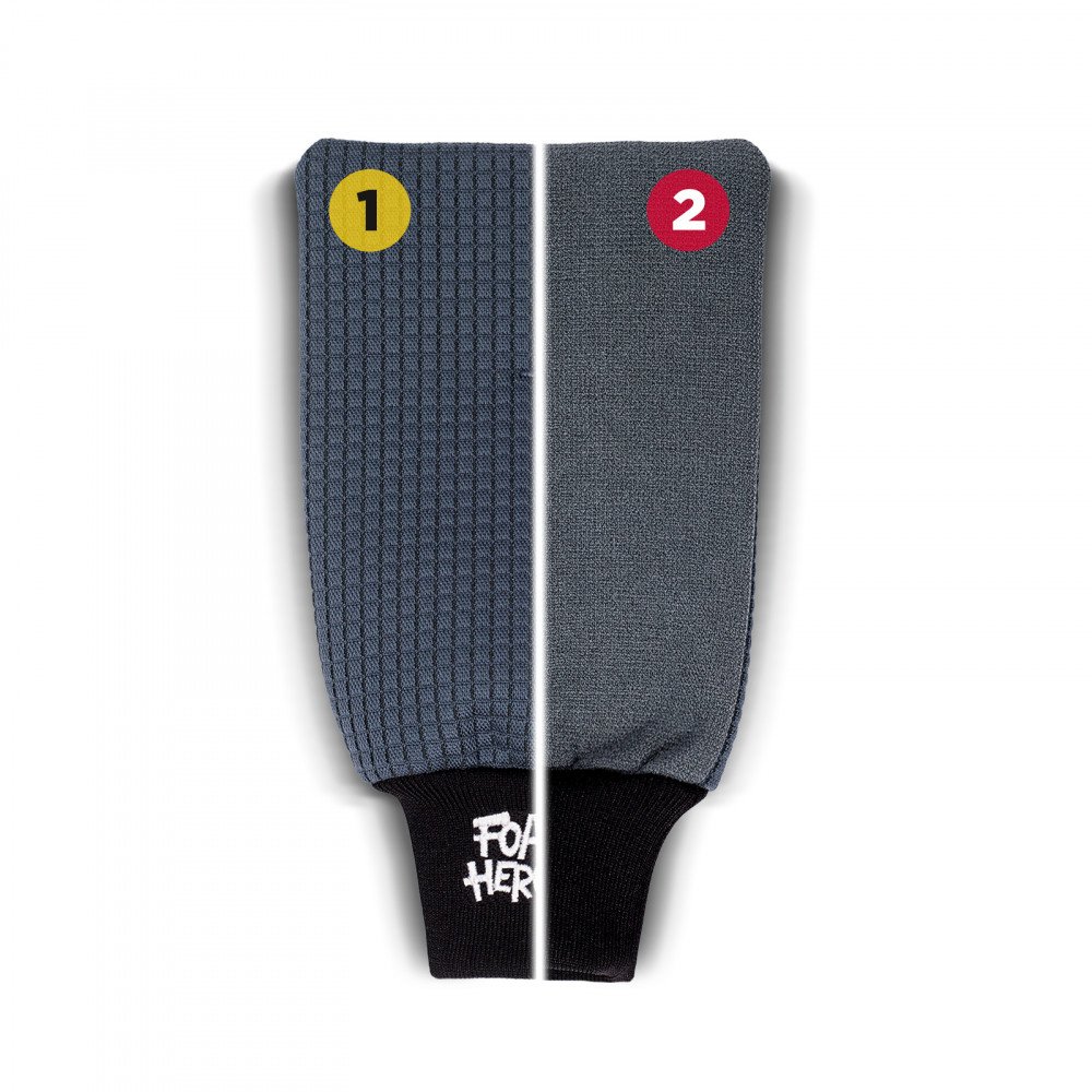 2Sided Glass Mitt Двусторонняя варежка для очистки стекол Foam Heroes, картинка 4