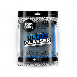 Ultra Glasser Микрофибра для очистки стекол с новым вафельным плетением Foam Heroes, 60см*40см, миниатюра Ultra Glasser Микрофибра для очистки стекол с новым вафельным плетением Foam Heroes, 60см*40см, миниатюра