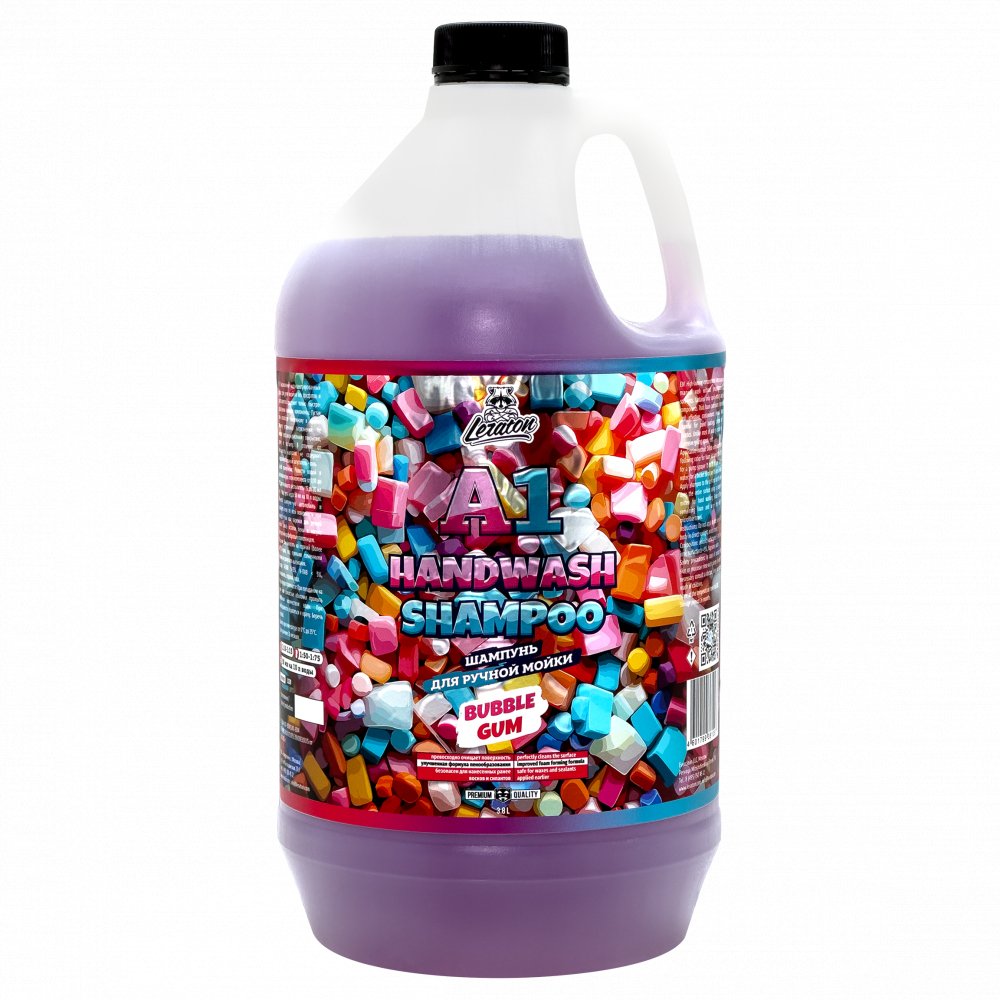 A1 Bubble Gum Шампунь для ручной мойки LERATON, картинка 1