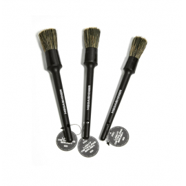 Mini Brush Set Набор кистей для детейлинга c натуральным ворсом MegaShiner, миниатюра 1