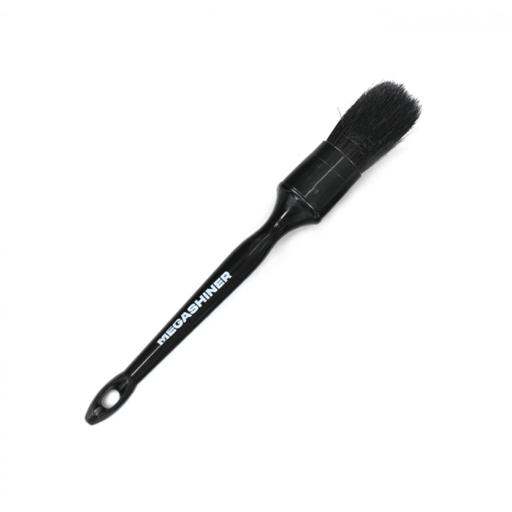 Black Detailing Brush 14 Кисть для детейлинга c натуральным ворсом MegaShiner, картинка 1