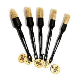 Brown Detailing Brush 10 Кисть для детейлинга c натуральным ворсом MegaShiner, миниатюра 2