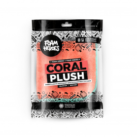 Coral Plush Универсальная микрофибра для располировки составов Foam Heroes, 40см*40см, миниатюра 