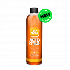 Acid Citrus Кислотный шампунь для ручной мойки автомобиля Foam Heroes, 500мл, миниатюра 
