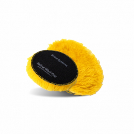 Yellow Wool Pad Полировальный круг из желтого меха Shine Systems, 130мм, миниатюра 