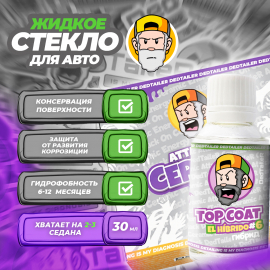 Hybrid Ceramic Coating Energy #6 Гибридное жидкое стекло DedTaileR, миниатюра 2 Hybrid Ceramic Coating Energy #6 Гибридное жидкое стекло DedTaileR, миниатюра 2