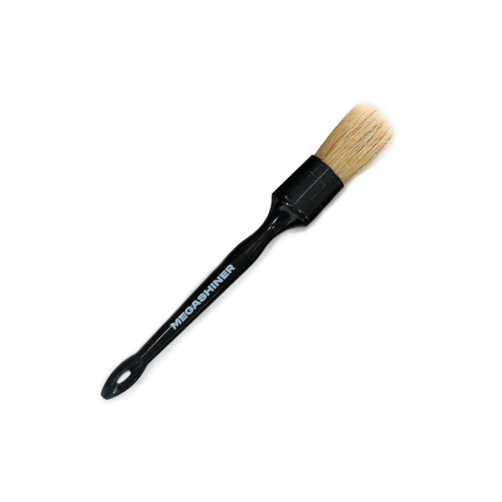 Brown Detailing Brush 14 Кисть для детейлинга с натуральным ворсом MegaShiner, картинка 1