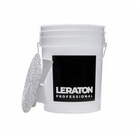 WASH BUCKET Ведро для мойки автомобиля LERATON, Белое, миниатюра 