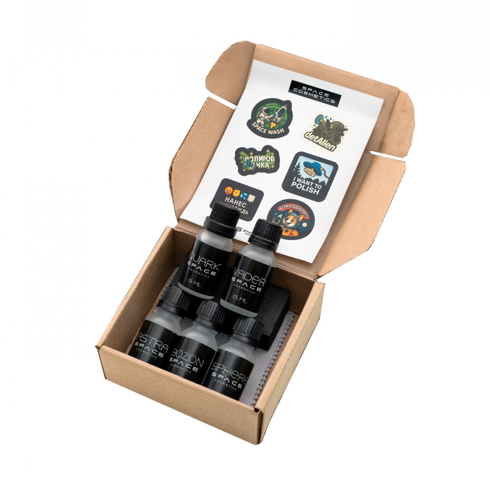 CERAMIC SAMPLE KIT Набор покрытий для кузова и кожи Space Cosmetics, картинка 1
