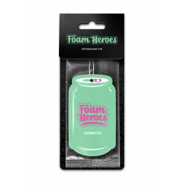 Auramatica Мятный баблгам - подвесной картонный ароматизатор Foam Heroes, миниатюра 