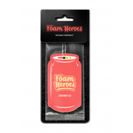 Auramatica Терпкий грейпфрут - подвесной картонный ароматизатор Foam Heroes, миниатюра 1