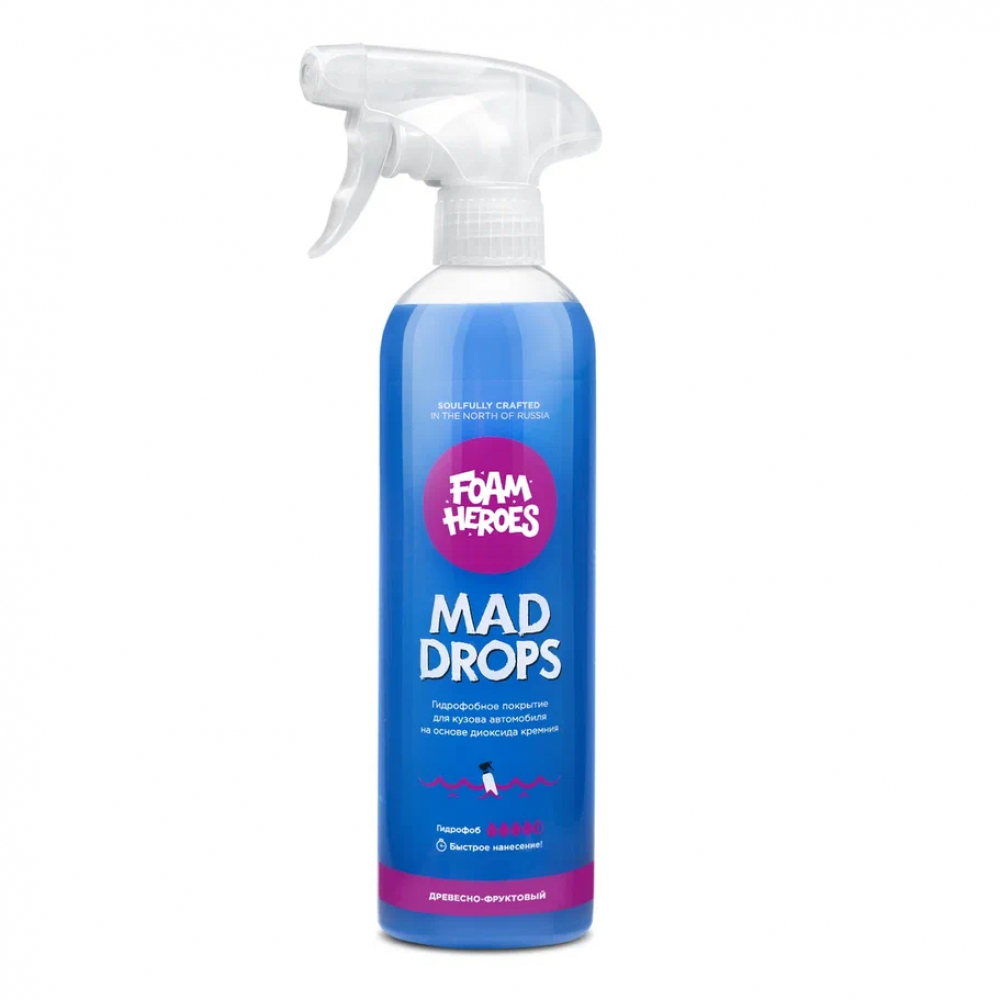 Mad Drops Древесно-фруктовое быстрое гидрофобное покрытие для ЛКП Foam Heroes, картинка 3
